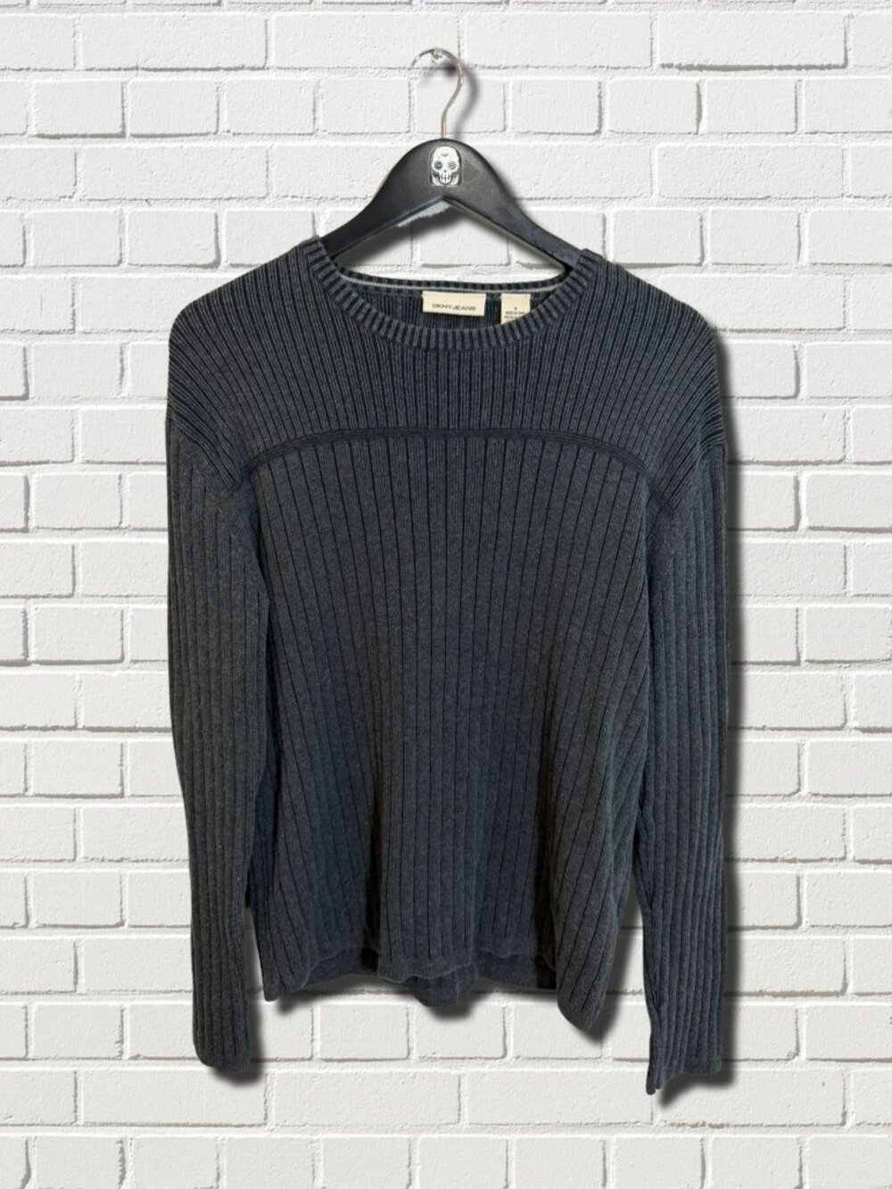 Vintage DKNY Jeans Ribbed Knit Sweater Medium
